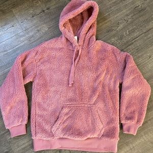 Aeropostale Sherpa fleece pullover hoodie sz XS